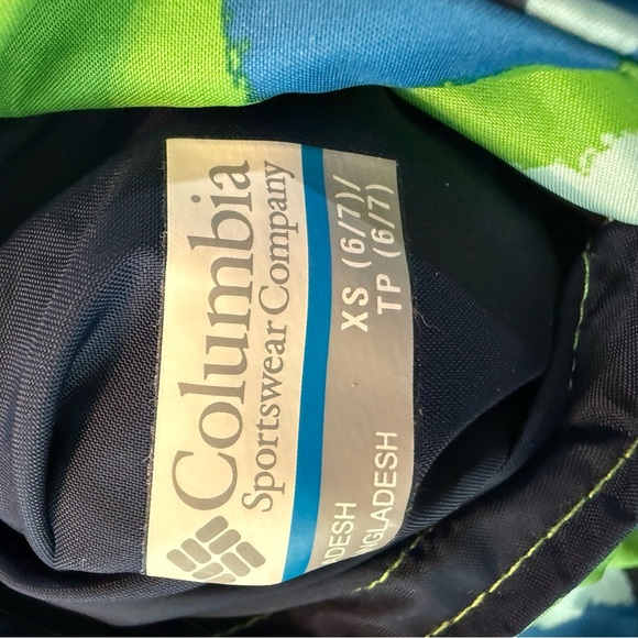 Columbia Blue and Green Sportswear Jacket - Picture 2 of 7